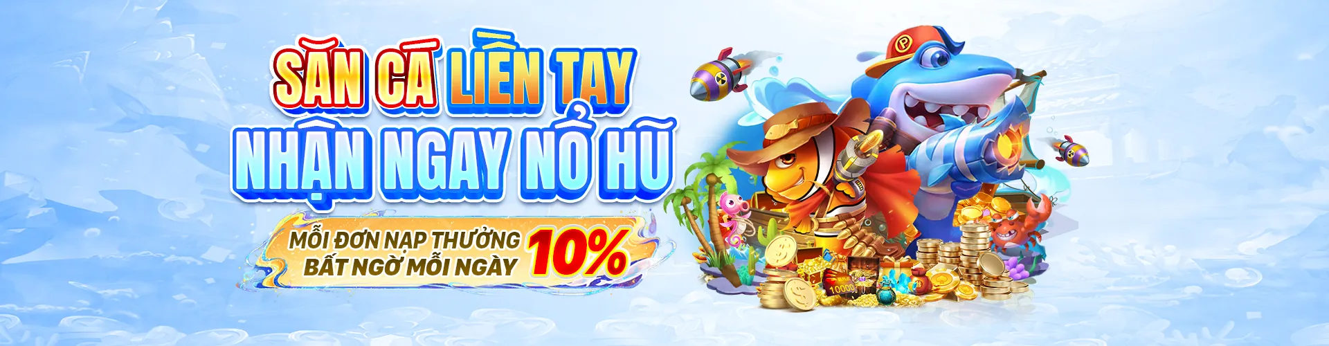 Hình ảnh chính về trò chơi bắn cá sôi động tại lucky88 với khuyến mãi 2026